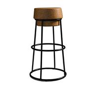 OGYJMSFN Tabourets Bar Tabouret de Bar Industriel, comptoir, Dos Nu, Vintage, siège en métal et Bois, Haut 25.6/29.5 Pouces, for Salle à Manger