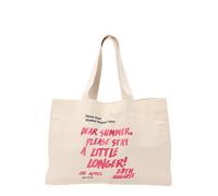 OH APRIL Cabas 'Dear Summer' grenadine / noir / blanc cassé, Taille One Size