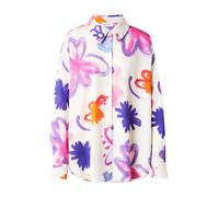 OH APRIL Chemisier 'Melina' violet / orange / rose clair / blanc, Taille XS