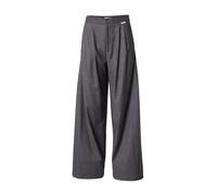 OH APRIL Pantalon à pince 'Leana' gris / blanc, Taille 40