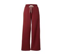 OH APRIL Pantalon 'Kael' merlot / blanc, Taille 38