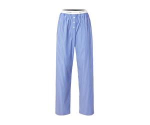 OH APRIL Pantalon 'OH APRIL x LOVE Stories - Theodore' bleu / blanc, Taille 34