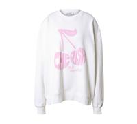 OH APRIL Sweat-shirt 'Cherish Moment' rose clair / blanc perle, Taille S