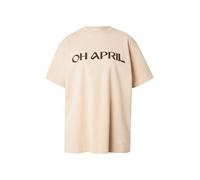 OH APRIL T-shirt beige / brun foncé, Taille XS
