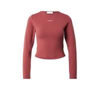 OH APRIL T-shirt 'Ica' rouge foncé / blanc, Taille M