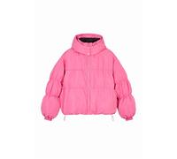 OH APRIL Veste d’hiver 'Nicky' chocolat / rose clair / noir, Taille L