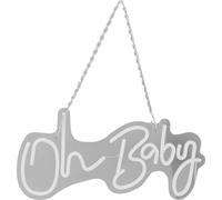 Oh Baby Neon Sign Acrylic USB Powered Wall Decor Neon Light for Bar Wedding Holiday Party Birthday Baby Shower Warm Light