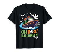 Oh Boo Halloween Cruise Trip Fantôme Vacances effrayantes Femmes Hommes T-Shirt