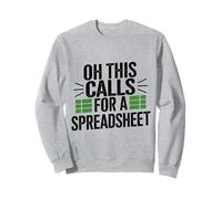 Oh cela appelle une feuille de calcul drôle conception d'analyste de données Sweatshirt