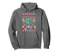 Oh, Cela nécessite Un Pull de Noël Spreadsheet Ugly. Sweat à Capuche, Unisexe pour Adultes, Asphalte, S