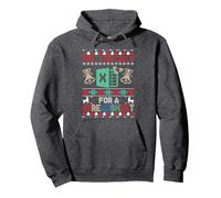 Oh, Cela nécessite Un Pull de Noël Spreadsheet Ugly. Sweat à Capuche, Unisexe pour Adultes, Chiné Foncé, S