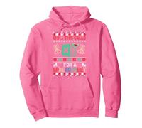 Oh, Cela nécessite Un Pull de Noël Spreadsheet Ugly. Sweat à Capuche, Unisexe pour Adultes, Rose Vif, L