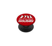 Oh, C'est Une fête Joyeuse, Un drôle de Noël avec Un Pingouin PopSockets PopGrip Adhésif