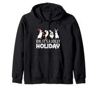 Oh, C'est Une fête Joyeuse, Un drôle de Noël avec Un Pingouin Sweat à Capuche