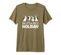 Oh, C'est Une fête Joyeuse, Un drôle de Noël avec Un Pingouin T-Shirt Haut de Gamme