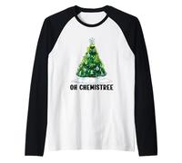 Oh Chemistree Éléments du Tableau périodique Chimie Noël Manche Raglan