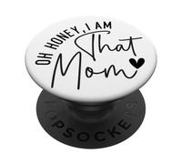 Oh Chérie Je suis Cette Maman cœur PopSockets PopGrip Adhésif