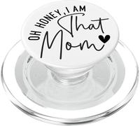 Oh Chérie Je suis Cette Maman cœur PopSockets PopGrip pour MagSafe