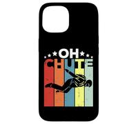 Oh Chute Skydiving Parachutist Skydive Parachuting Skydiver Coque pour iPhone 15