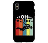 Oh Chute Skydiving Parachutist Skydive Parachuting Skydiver Coque pour iPhone X/XS