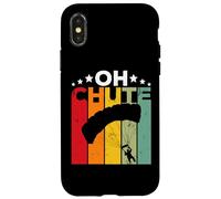 Oh Chute Skydiving Parachutist Skydive Parachuting Skydiver Coque pour iPhone X/XS
