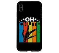 Oh Chute Skydiving Parachutist Skydive Parachuting Skydiver Coque pour iPhone XS Max