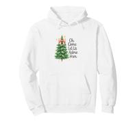 Oh Come, Let Us Adore Him, Cute Watercolor Church Christmas Sweat à Capuche