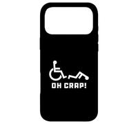 Oh Crap Wheelchair Birthday Handicap Disability Funny Coque pour iPhone 17 Pro Max