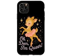 Oh Deer I'm Queer Cute Ballerina Pride Graphic Coque pour iPhone 11 Pro Max