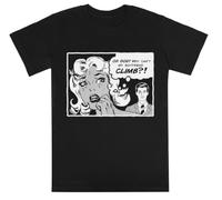 Oh Dieu Pourquoi Mon Petit Ami Ne Peut-Il Pas Grimper Comic T-Shirt Noir Enfant Tee Écologique Kids Black T-Shirt Eco-Friendly Tee