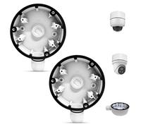 OH-DS-1280ZJ-DM46 Lot de 2 boîtes de jonction en métal pour caméras dôme HIK, support de montage en aluminium étanche IP66 avec dissimulation de câble, boîte de montage pour caméra
