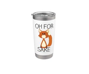 Oh For Fox Saké Gobelet isotherme en acier inoxydable double paroi