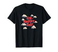 Oh Happy Day avec des Nuages pour Un Look Amusant T-Shirt