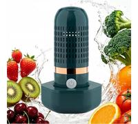 OH-Ion Fruit Vegetable Cleaner With Wireless Charging Base,IPX7 Waterproof Produce Cleaner,10-Min Auto Cleaning Machine For Fruits Veggies Meat Rice Seafood(Green)