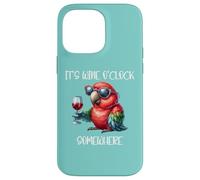 Oh Its Wine O Clock Drinking Parrot It's 5 O'Clock Somewhere Coque pour iPhone 14 Pro Max