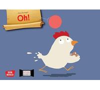 Oh! Kamishibai Bildkartenset: Entdecken - Erzählen - Begreifen: Bilderbuchgeschichten. Eine lustige Tiergeschichte über einen vermeintlichen Schuss ins Tor - mit Dominoeffekt. Erzählbilder ab 2