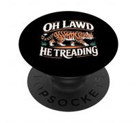 Oh Lawd He Treading Gros Chat Marchant Mignon Meme |- PopSockets PopGrip Adhésif