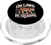 Oh Lawd He Treading Gros Chat Marchant Mignon Meme |- PopSockets PopGrip pour MagSafe