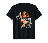 Oh Look Nobody Gives A Shit Art rétro pour Filles T-Shirt