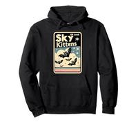 Oh Look Sky Kittens Bat Lover Animal Humor |- Sweat à Capuche