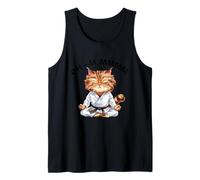 Oh-M Mmmm Zen Chat Méditation Humour Débardeur