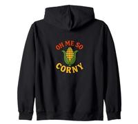 Oh me so Corny Art Œuvre d'art drôle de maïs Sweat à Capuche