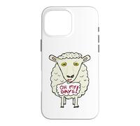 Oh, Mes Jours, Moutons Coque pour iPhone 16 Pro Max