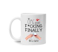 Oh Mon Dieu, Enfin ! Tasse À Café Céramique Tasse À Thé Durable Mug Idée Cadeau Pour Anniversaire Noël Collègue 330Ml