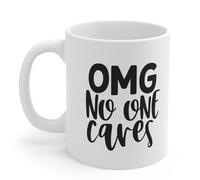 Oh Mon Dieu, Personne Ne S'En Soucie ! Tasse Drôle Tasses Céramique Tasse À Café 330Ml Pour Homme Femme Famille