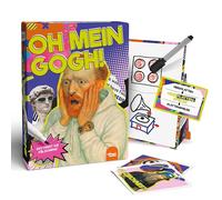 Oh mon Gogh! Jeu de fête et de dessin amusant pour adultes | Jeu de société amusant avec saboteur | Jeu de devinettes créatif avec tableau et stylos | Jeu de Ana & Tim Johnson (1 x OH MIN GOGH)