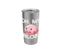 OH. MY. BLOB. Poisson blobfish drôle Blob Fish Hilarant OMG Meme Gobelet isotherme en acier inoxydable double paroi
