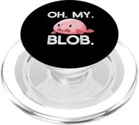 Oh. My. Blob. Poisson Blobfish drôle Blob Fish Hilarant OMG Meme PopSockets PopGrip pour MagSafe