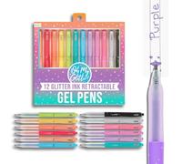 Oh My Glitter! Lot de 12 stylos gel