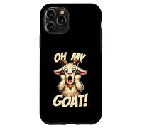 Oh My Goat Screaming Dessin animé drôle Meme chèvre Coque pour iPhone 11 Pro